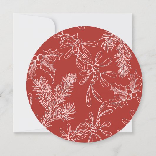 De uitnodiging van de Seizoenfeestdag vieren (Achterkant)