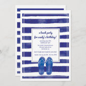 De Uitnodiging van de Stijl van de zomer (Voorkant / Achterkant)