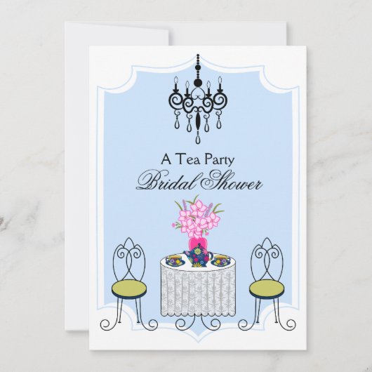 De Uitnodiging van de Tea van de faam - Gepersonal (Voorkant)