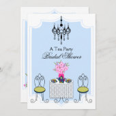 De Uitnodiging van de Tea van de faam - Gepersonal (Voorkant / Achterkant)