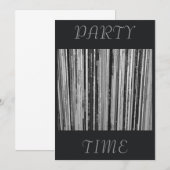 De Uitnodiging van de Tijd van de Partij van de mu (Voorkant / Achterkant)