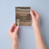 De Uitnodiging van de Toespraak van de Douple van  Flyer (Hand)