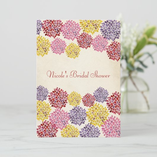 De Uitnodiging van de Tuin van de Bloem van de (Staand voorkant)