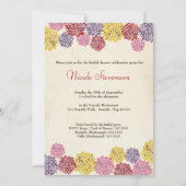 De Uitnodiging van de Tuin van de Bloem van de (Achterkant)