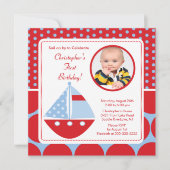 De Uitnodiging van de Verjaardag van de Foto van (Voorkant)