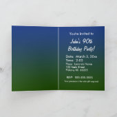 De Uitnodiging van de Verjaardag van het golf voor (Binnen)