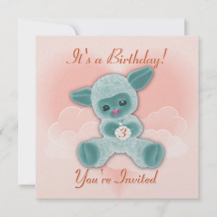 De Uitnodiging van de Verjaardag van het lam en