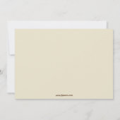 De uitnodiging van de verjaardagsfeestdag van de a (Achterkant)