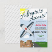 De Uitnodiging van de Verplaatsende Partij van Awa (Voorkant / Achterkant)