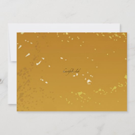 De Uitnodiging van de Viering van Champagne (Achterkant)