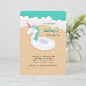 De Uitnodiging van de Vlotter van de eenhoorn (Staand voorkant)