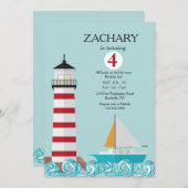 De uitnodiging van de vuurtoren (Voorkant / Achterkant)