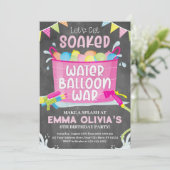 De Uitnodiging van de waterballon Verjaardag, Ball (Staand voorkant)