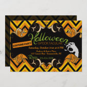 De Uitnodiging van Halloween Spooktacular (Voorkant / Achterkant)