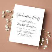 De Uitnodiging van het Afstuderen van de Foto van