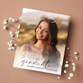 De Uitnodiging van het Afstuderen van de Foto van 