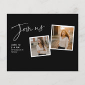 De Uitnodiging van het Afstuderen van het Fotocoll (Achterkant)