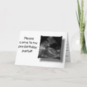 De Uitnodiging van het baby shower (Voorkant)