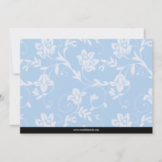 De Uitnodiging van het baby shower (Achterkant)