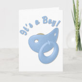 De Uitnodiging van het Baby shower van de Fopspeen (Voorkant)