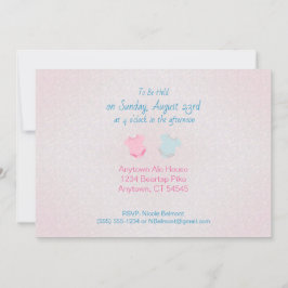 De Uitnodiging van het Baby shower van de Lay-out 