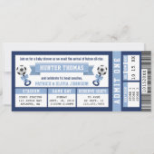 De Uitnodiging van het Baby shower van de Ticket v (Voorkant)