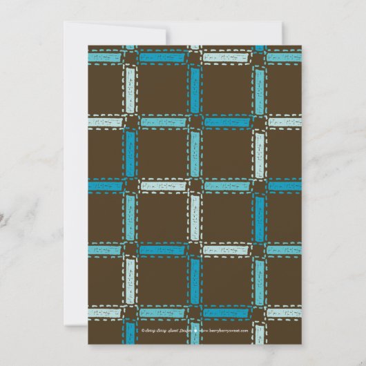 De Uitnodiging van het Baby shower van de Vraag va (Achterkant)