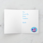 De Uitnodiging van het Baby shower van het (Binnen)