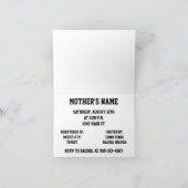 De Uitnodiging van het Baby shower van het honkbal (Binnen)