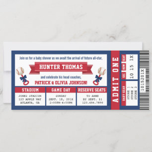 De Uitnodiging van het Baby shower van het kaartje