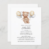 De Uitnodiging van het Baby shower van het Manuscr (Voorkant / Achterkant)