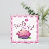 De Uitnodiging van het Baksel van de Pastei van de (Staand voorkant)