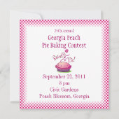 De Uitnodiging van het Baksel van de Pastei van de (Achterkant)