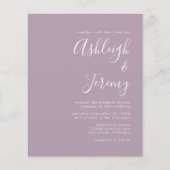 De Uitnodiging van het Bouw van de Stusty Lavender (Voorkant)