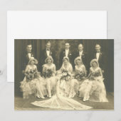 De Uitnodiging van het huwelijk van 1920    PhotoE (Voorkant / Achterkant)