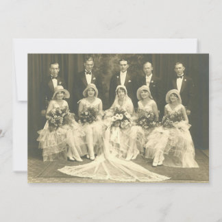 De Uitnodiging van het huwelijk van 1920 PhotoE