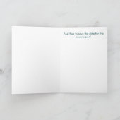 De Uitnodiging van het Huwelijk van het liefje (Binnen)