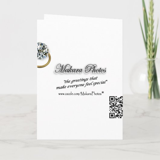 De Uitnodiging van het Jubileum van de diamant (Achterkant)