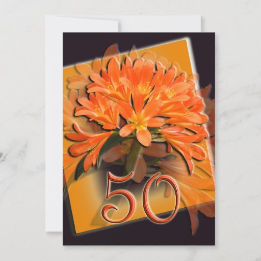 De Uitnodiging van het Jubileum van de gouden (Voorkant)