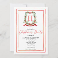 De uitnodiging van het Kerstmisfeest, Monogram Ker