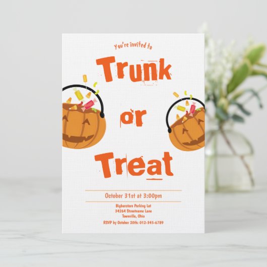 De Uitnodiging van het Kind van de boomstam of van (Staand voorkant)