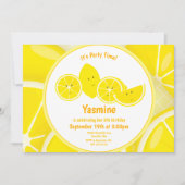 De uitnodiging van het Kind van de Karakters van h (Voorkant)