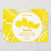 De uitnodiging van het Kind van de Karakters van h (Voorkant / Achterkant)