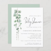 De Uitnodiging van het Manuscript van Eucalyptus v (Voorkant / Achterkant)