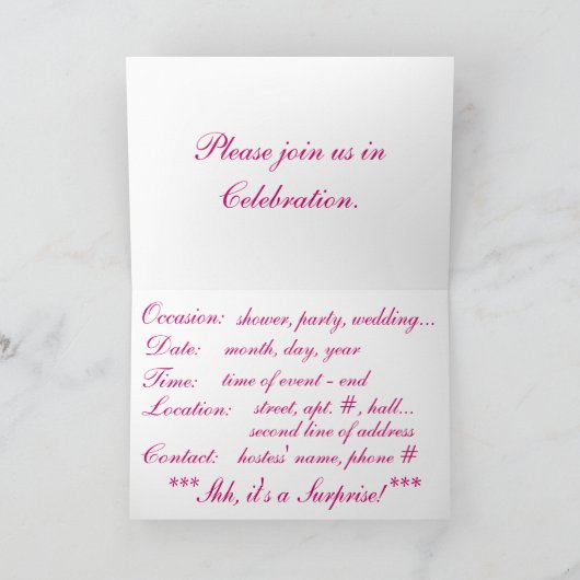 De Uitnodiging van het multi-gebruik van de (Binnen)