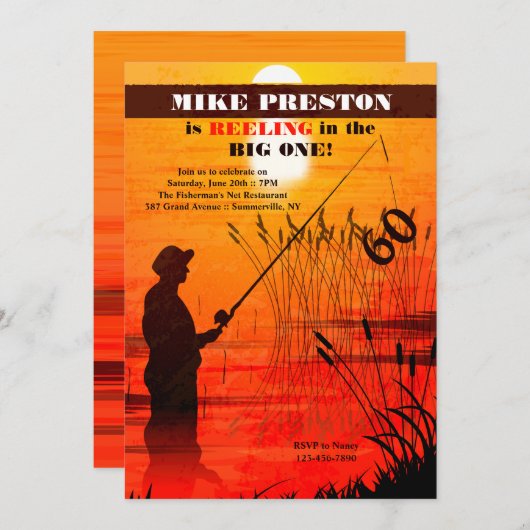 De uitnodiging van het Reel Thing (Voorkant / Achterkant)