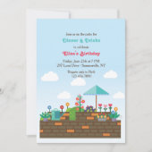 De Uitnodiging van het Terras van de tuin (Voorkant)