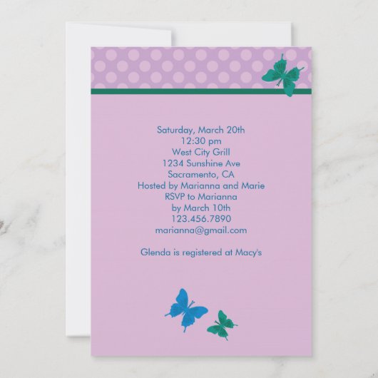 De Uitnodiging van het Vrijgezellenfeest van (Achterkant)