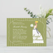 De Uitnodiging van het Vrijgezellenfeest van de (Staand voorkant)