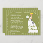 De Uitnodiging van het Vrijgezellenfeest van de (Voorkant / Achterkant)